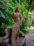 TROPICAL BLAZE LONG SKIRT